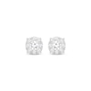 Thumbnail Image 2 of Multi-Diamond Stud Earrings 1/4 ct tw 14K White Gold