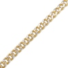 Thumbnail Image 1 of Hollow Diamond-Cut Curb Chain Necklace 7mm 10K Yellow Gold 22"