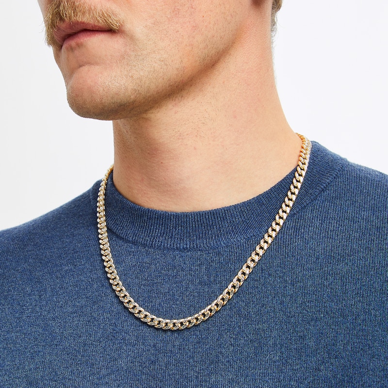 10K Solid Gold Curb Chain - 22