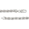 Thumbnail Image 2 of Diamond-Cut Rope Chain Necklace Solid Sterling Silver 18&quot;