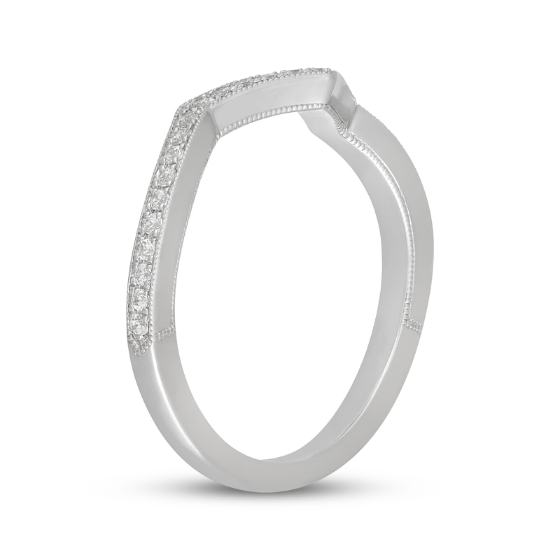 Main Image 5 of Neil Lane Diamond Chevron Wedding Band 1/5 ct tw 14K White Gold