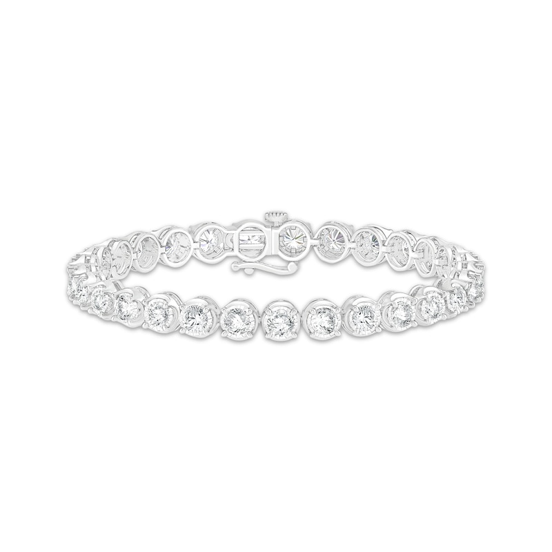 Main Image 1 of KAY Lab-Grown Diamonds Line Bracelet 10 ct tw 10K White Gold 7.25&quot;