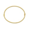 Thumbnail Image 3 of Hollow Bead Bangle Bracelet 3mm 10K Yellow Gold