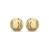 Thumbnail Image 2 of Angled Disc Stud Earrings 18K Yellow Gold-Plated Sterling Silver