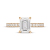 Thumbnail Image 3 of Neil Lane Artistry Emerald-Cut Lab-Grown Diamond Hidden Halo Engagement Ring 2-1/2 ct tw 14K Yellow Gold