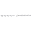 Thumbnail Image 3 of Diamond Oval & Rope Link Bracelet 1/4 ct tw Sterling Silver 7&quot;