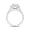 Thumbnail Image 3 of Now + Forever Oval-Cut Lab-Grown Diamond Halo Engagement Ring 4-3/4 ct tw 14K White Gold
