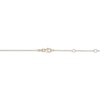 Thumbnail Image 3 of Italian Brilliance Diamond-Cut Clover Station Necklace 14K Yellow Gold 20"