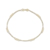 Thumbnail Image 1 of Italian Brilliance Diamond-Cut Bead Station Bracelet 14K Yellow Gold 7.5"