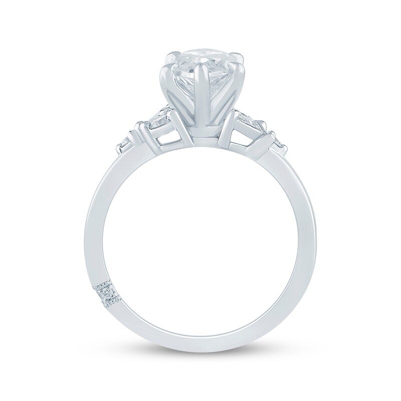Main Image 3 of Monique Lhuillier Bliss Marquise-Cut Lab-Grown Diamond Engagement Ring 2-1/3 ct tw 18K White Gold