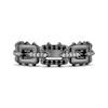 Thumbnail Image 4 of Ink & Ice Black & White Diamond Chain Link Ring 1/10 ct tw Black Rhodium-Plated Sterling Silver
