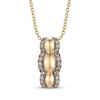 Thumbnail Image 1 of Le Vian Chocolate Waterfall Diamond Necklace 1/5 ct tw 14K Honey Gold 20"