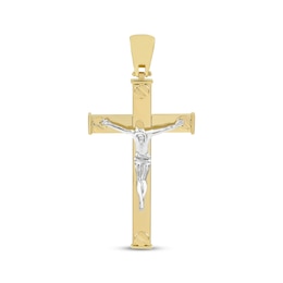 Crucifix Charm 10K Yellow Gold