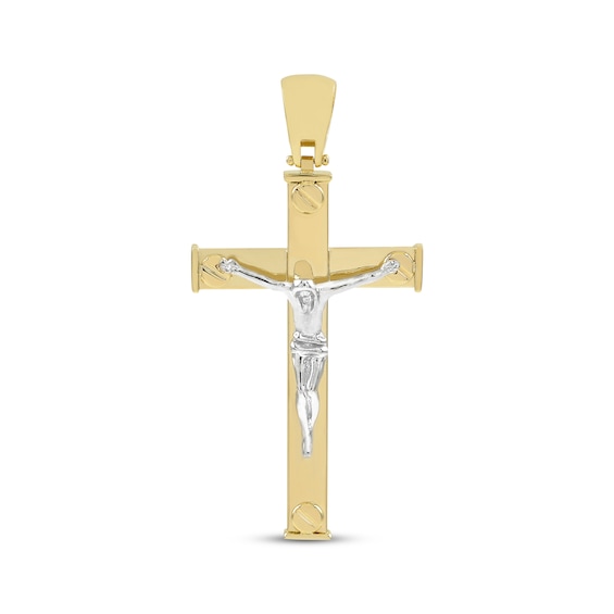 Crucifix Charm 10K Yellow Gold