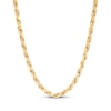 Thumbnail Image 1 of 4mm Rope Chain Necklace Hollow 10K Yellow Gold 22"