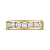 Thumbnail Image 3 of THE LEO Legacy Lab-Grown Diamond Men's Channel Wedding Band 1 ct tw 14K Yellow Gold