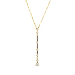 Le Vian Desert Diamonds Drop Necklace 1/2 ct tw 14K Honey Gold 19"