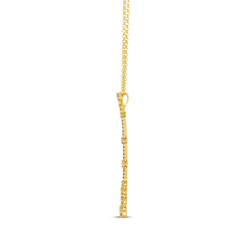 Main Image 2 of Le Vian Desert Diamonds Drop Necklace 1/2 ct tw 14K Honey Gold 19"