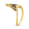 Thumbnail Image 2 of Le Vian Desert Diamonds Chocolate Ombré Chevron Ring 5/8 ct tw 14K Honey Gold
