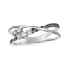 Thumbnail Image 1 of Le Vian Desert Diamonds Crossover Ring 1/5 ct tw 14K Vanilla Gold