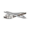 Thumbnail Image 4 of Le Vian Desert Diamonds Crossover Ring 1/5 ct tw 14K Vanilla Gold