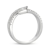 Thumbnail Image 3 of Le Vian Diamond Bypass Snake Ring 3/8 ct tw 14K Vanilla Gold