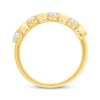Thumbnail Image 3 of KAY Lab-Grown Diamonds Pear-Shaped Alternating Ring 1 ct tw 10K Yellow Gold