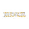 Thumbnail Image 4 of KAY Lab-Grown Diamonds Pear-Shaped Alternating Ring 1 ct tw 10K Yellow Gold