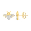 Thumbnail Image 3 of Diamond Bee Stud Earrings 1/15 ct tw 10K Yellow Gold