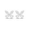 Thumbnail Image 2 of KAY Lab-Grown Diamonds Pear-Shaped & Marquise-Cut Butterfly Stud Earrings 1 ct tw 10K Yellow Gold