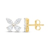 Thumbnail Image 3 of KAY Lab-Grown Diamonds Pear-Shaped & Marquise-Cut Butterfly Stud Earrings 1 ct tw 10K Yellow Gold