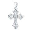 Thumbnail Image 0 of Cross Charm 14K White Gold