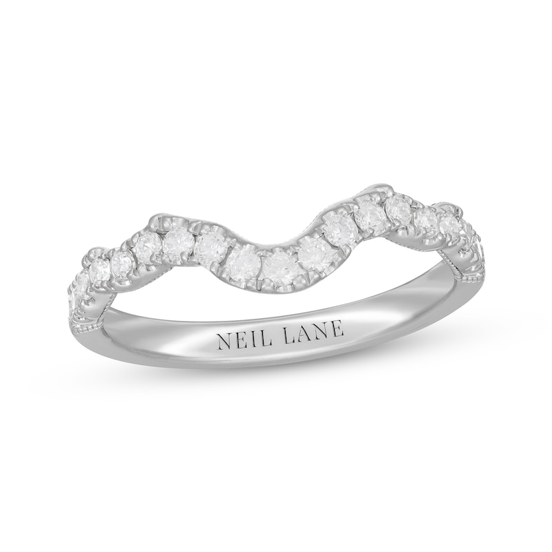 Neil Lane Diamond Wedding Band 1/3 ct tw Round-cut 14K White Gold