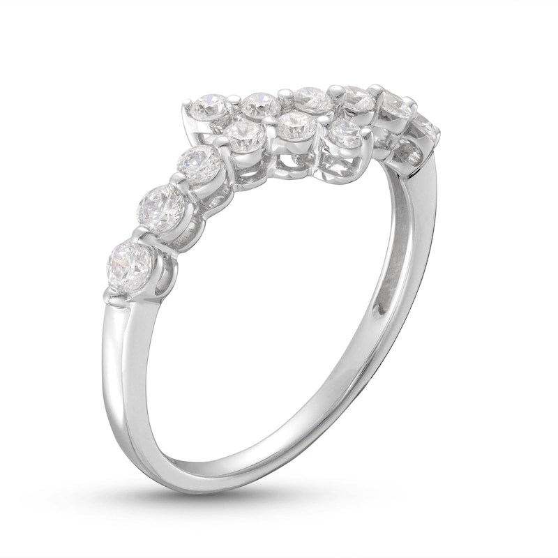 Main Image 2 of KAY Lab-Grown Diamonds Bypass Ring 1/2 ct tw 14K White Gold