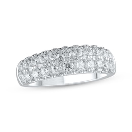 Lab-Grown Diamonds Anniversary Band 1-1/2 ct tw 14K White Gold