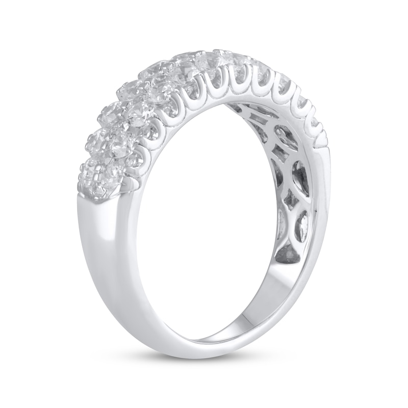 Main Image 2 of Lab-Grown Diamonds Anniversary Band 1-1/2 ct tw 14K White Gold