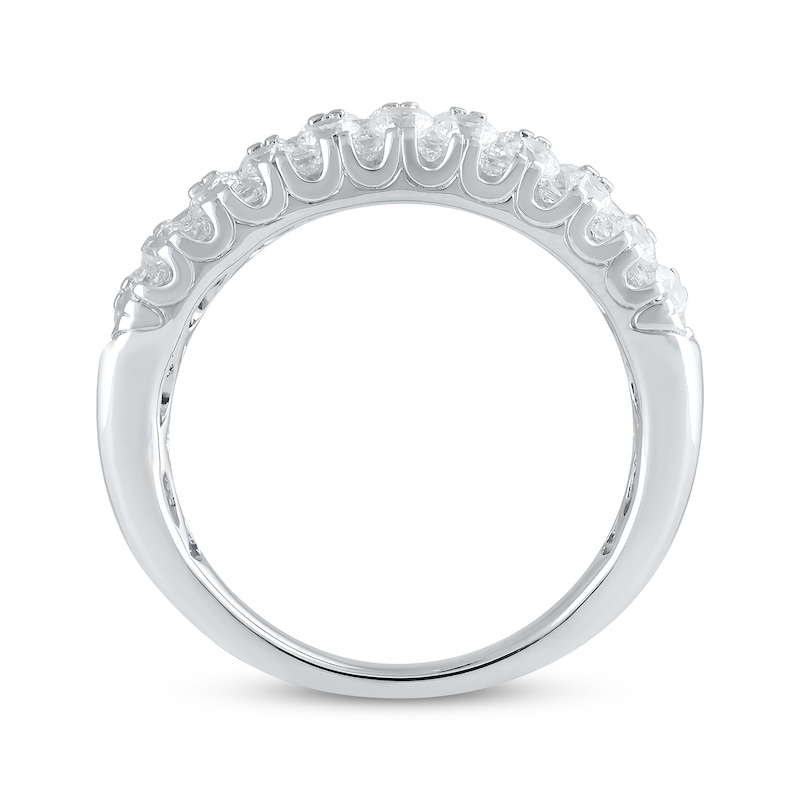 Main Image 3 of Lab-Grown Diamonds Anniversary Band 1-1/2 ct tw 14K White Gold