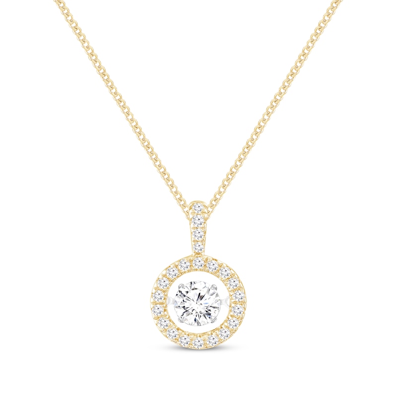 Unstoppable Love Lab-Created Diamond Necklace 1 ct tw 14K Yellow Gold 19"
