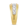 Thumbnail Image 2 of Adore Men’s Seven-Stone Round-Cut Diamond Band 2 ct tw 10K Yellow Gold