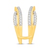 Thumbnail Image 2 of Vintage-Style Round-Cut Diamond Enhancer Ring 7/8 ct tw 14K Yellow Gold
