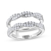 THE LEO Diamond Round-Cut Twist Enhancer Ring 5/8 ct tw 14K White Gold