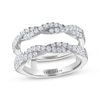 Thumbnail Image 0 of THE LEO Diamond Round-Cut Twist Enhancer Ring 5/8 ct tw 14K White Gold