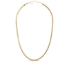 Thumbnail Image 1 of Diamond-Cut Herringbone Chain Necklace 4mm Solid 14K Yellow Gold 18&quot;