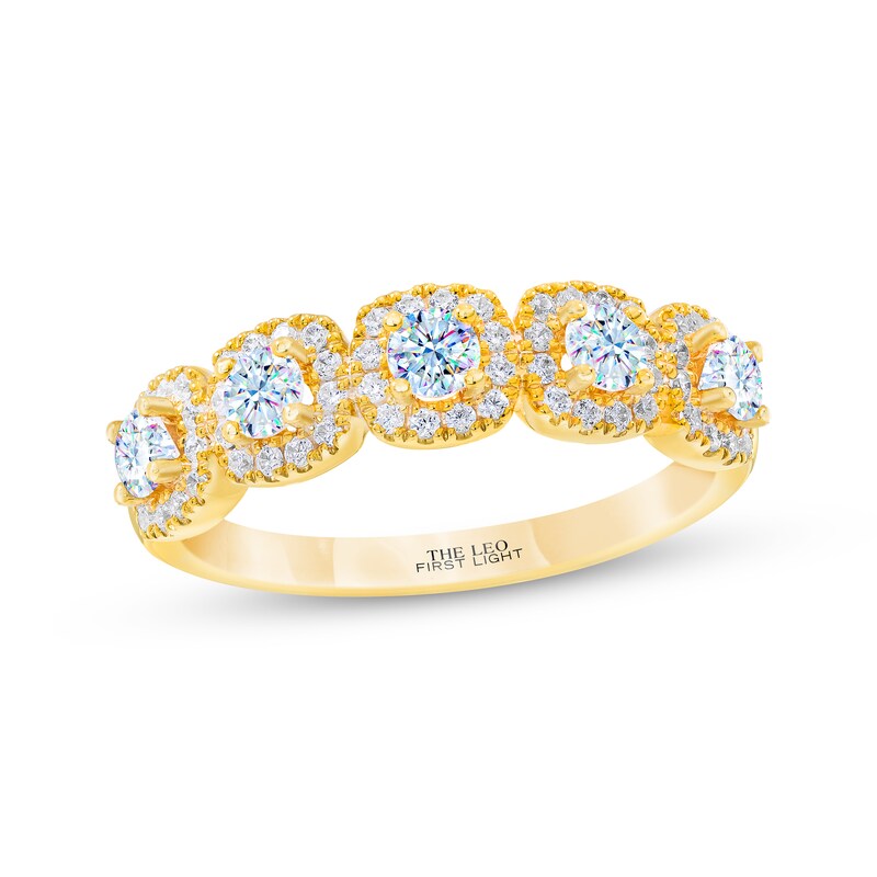 THE LEO First Light Diamond Anniversary Band 3/4 ct tw 14K Yellow Gold