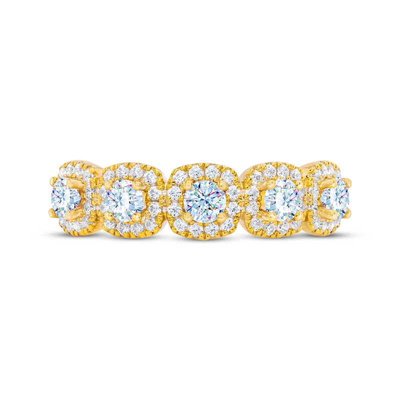 THE LEO First Light Diamond Anniversary Band 3/4 ct tw 14K Yellow Gold