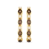 Thumbnail Image 1 of Le Vian Venetian Mosaic Diamond Hoop Earrings 1/3 ct tw 14K Honey Gold