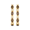 Thumbnail Image 2 of Le Vian Venetian Mosaic Diamond Hoop Earrings 1/3 ct tw 14K Honey Gold