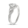Thumbnail Image 2 of THE LEO Ideal Cut Diamond Pear-Shaped Three-Stone Engagement Ring 1 ct tw 14K White Gold