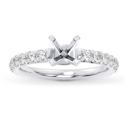 Now + Forever Lab-Grown Diamonds Engagement Ring Setting 1/2 ct tw 14K White Gold