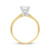 Thumbnail Image 3 of Now + Forever Princess-Cut Diamond Solitaire Engagement Ring 1 ct tw 14K Yellow Gold (I/I2)